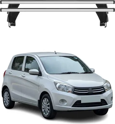 Image de Menabo Barres de toit Transversales pour Suzuki Celerio 2015-2021 Gris ABE 2x