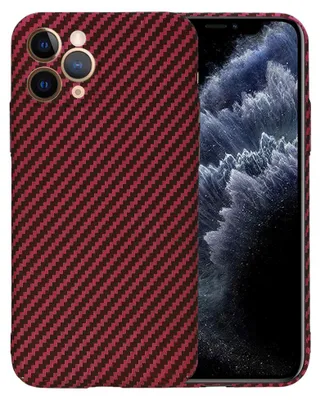 Obrázek produktu pro Techsuit Carbonite FiberShell kryt na iPhone 11 Pro – červený