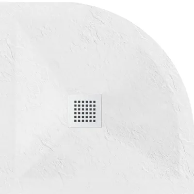 Obrázok produktu pre BALNEO sprchová vanička z minerálneho kompozitu Stone Tray F 90 × 90 cm v bielej farbe