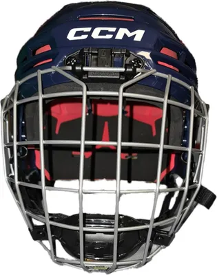 Zdjęcie produktu dla CCM Tacks 70 Helm Combo Bambini, Farbe:Navy
