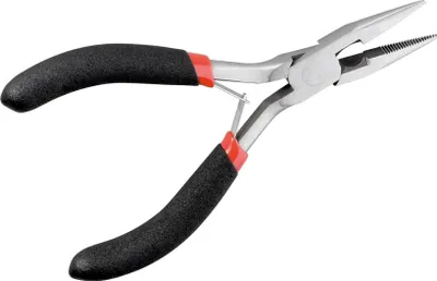Produktbild von Goobay Flachzange halbrund 125 mm - mit geriffelten Backen (2,5 cm)