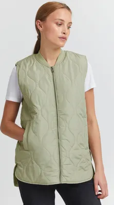 Produktbild von OXMO OXSvala Damen Weste Steppweste Outdoor Weste leicht gefüttert mit Blousonkragen