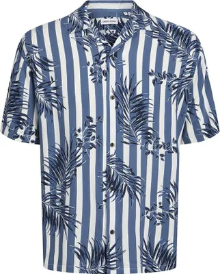 Image de Jack & Jones Resort Chemise à manches courtes Bleu M Homme Bleu M