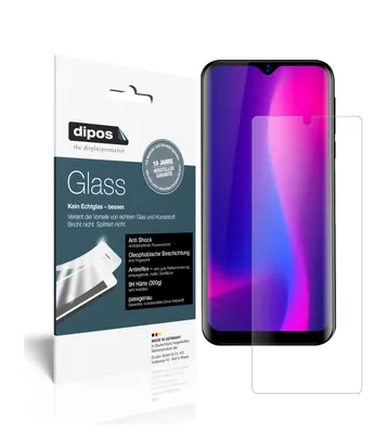 Produktbild von 2x Schutzfolie für Blackview A60 Pro (2019) matt - Anti-Shock 9H Folie dipos Glass Kunststoffglas