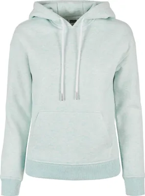 Immagine prodotto di Urban Classics Donna - Felpa con cappuccio MELANGE aqua - M