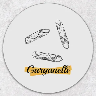 Produktbild von Glas-Herdabdeckplatten Glaskeramikkochfeld-Abdeckung Spritzschutz Glas Runden Schneidebrett fi40 cm - Pasta Garganelli