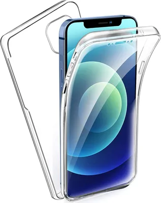 Produktbild von iPhone 12 mini Full Cover Silikon 5.4" TPU 360° Transparent Schutzhülle
