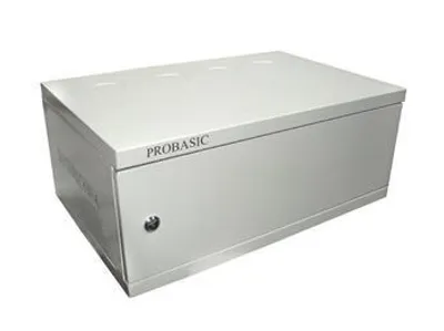 Obrázek produktu pro Kovový rozvaděč montážní skříň 19" , závěsná ECO 4U 540x350 RAL7035