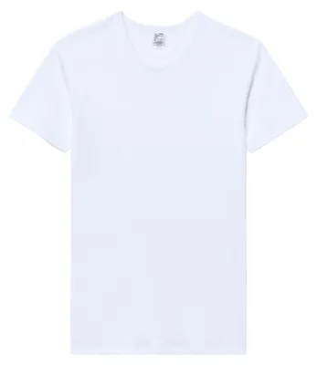 Productafbeelding van abanderado Jongens thermische sporttop, katoen, winter, met ronde hals, wit (blanco)