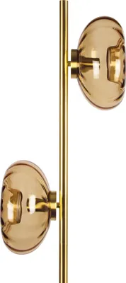 Produktbild von OSRAM 4058075850705 Decor Gold Glass Floor Stehleuchte 2xE14 Gold