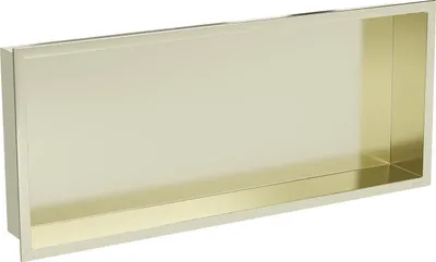 Obrázek produktu pro Mexen X-Wall-R nástěnná police s límcem 75 x 30 cm, zlatá kartáčovaná - 1950753010