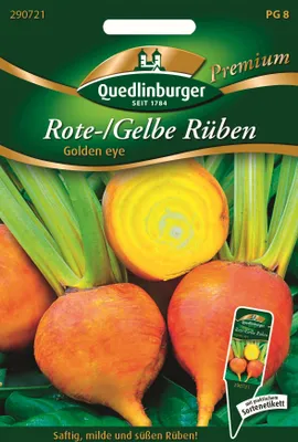 Produktbild von Rote/Gelbe Rübe Golden eye Quedlinburger Gemüsesamen