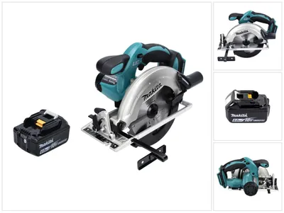 Image de Makita DSS 611 G1 Scie circulaire sans fil 18 V 165 mm + 1x Batterie 6,0 Ah - sans chargeur