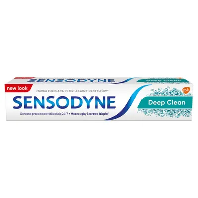 Zdjęcie produktu dla Sensodyne Deep Clean Pasta do zębów z fluorkiem, 75 ml