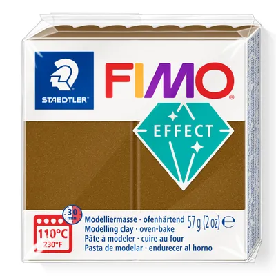 Produktbild von STAEDTLER FIMO effect 8010 Metallic ofenhärtende Modelliermasse Einzelprodukt, 57g, metallic antikbronze