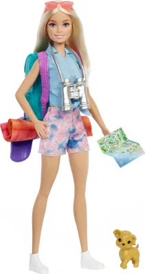 Produktbild von Barbie "It takes two Camping" Set inkl. Malibu Puppe, Hund & Zubehör