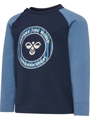 Produktbild von Hummel hmlBOBBY T-SHIRT L/S - blue nights, Größe:92