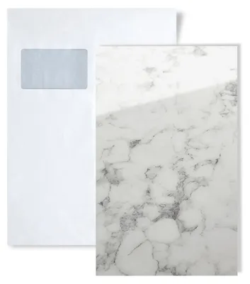 Image de 1 ÉCHANTILLON panneau mural WallFace S-19345 format A5 | MARBLE WHITE AR+