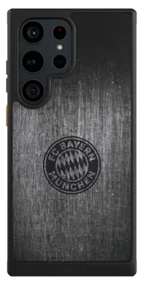Produktbild von NIVOCASE Hülle für Samsung Galaxy S23 Ultra  Handyhülle NIVOcore Case Schwarz FC Bayern München FCB Metallic Look