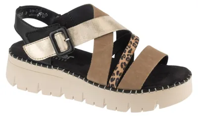 Produktbild von Rieker FSK Damen Sandalen Sandaletten beige 37