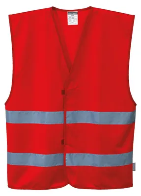 Image de Gilet Iona Couleur : Rouge Taille S/m - Portwest