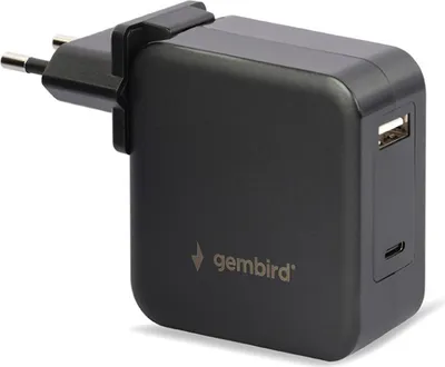 Produktbild von Gembird NPA-PD60-01, Drinnen, AC, 1,5 m, Schwarz
