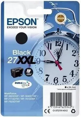 Produktbild von EPSON T2791 Tintenpatrone XXL Schwarz - Réveil