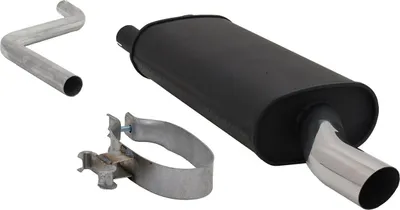 Image de Echappement sport Novus pour VW Polo 2/3 86C 1x60mm S-Design Silencieux final avec ABE