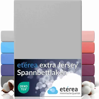 Immagine prodotto di Lenzuolo con angoli in jersey di cotone Etérea 140x220 - 160x220 cm