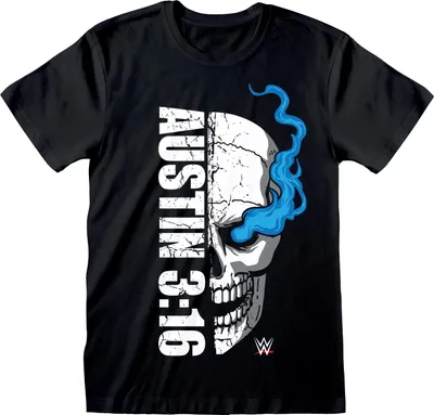 Produktbild von WWE T-Shirt Herren Austin 3:16 Skull schwarz L