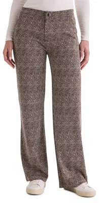 Produktbild von Stooker Women MODENA Damen 5-Pocket-Hose Wide Leg Fit 42 (Länge 34) brown check