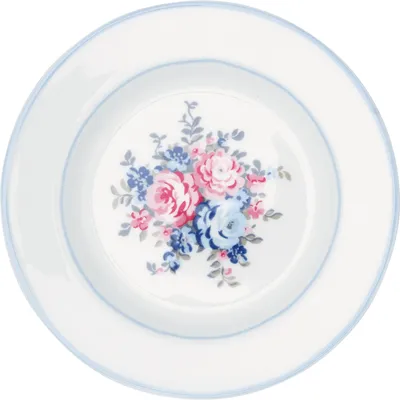 Obrázek produktu pro Porcelánový dezertní talířek Laura Petit White malý