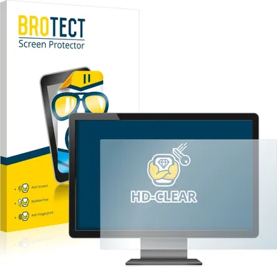 Produktbild von Schutzfolie für Standardgrößen mit 47 cm (18.5 Zoll) Displays 410 x 231 mm BROTECT Displayschutz Display Schutz Folie Klar Transparent