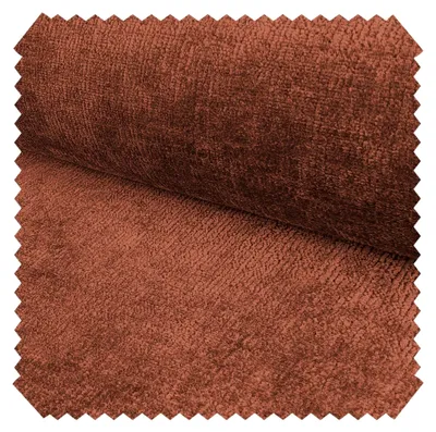 Produktbild von Weicher Chenille-Polsterstoff, schwer entflammbar, pflegeleichte Meterware 1 lfm | Farbe: 52 Kupfer