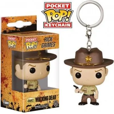 Immagine prodotto di Portachiavi Funko POP - The Walking Dead - Rick Grimes Blood Splatter #7075