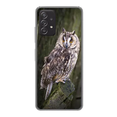 Produktbild von MuchoWow® Handyhülle Schutzhülle Hülle für Samsung Galaxy A53 5G Eule - Nahaufnahme - Baum Silikon Softcase Handy Hülle - Schutzabdeckung
