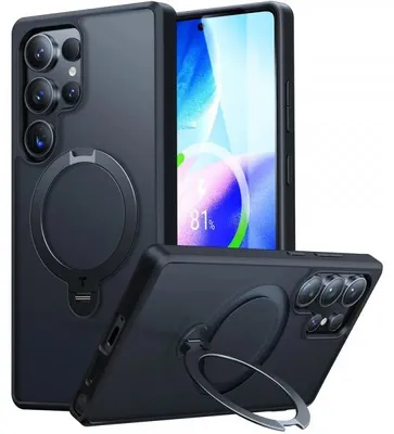 Produktbild von Torras Ostand Spin Series für S25 Ultra Black Handyhülle