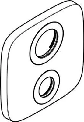 Immagine prodotto di Rosone 150 mm, crom Termostato F-Set Ab-Umstellventil