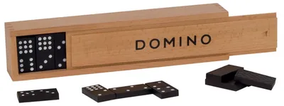 Obrázok produktu pre Goki Domino game in wooden box, Deti, Drevo, Chlapec / dievča, 4 rok / roky, 43 mm, 22 mm