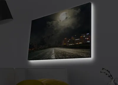 Produktbild von Opviq, 4570MDACT- LED4415, Bunt, Leinwandbilder, 45 x 70 cm, 100% Wildleder -Leinwand