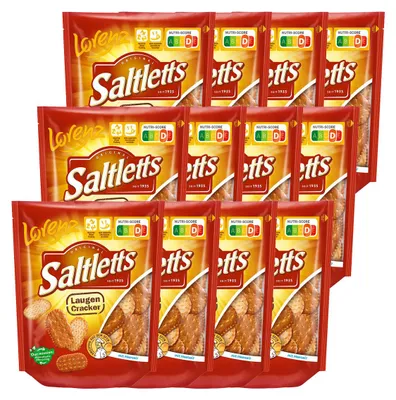 Immagine prodotto di Lorenz Saltletts Pretzel crackers Pretzel biscotti almarino 150g confezione da 12