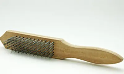 Obrázek produktu pro Drátěný kartáč, dřevo cca 28 cm, 6 řad