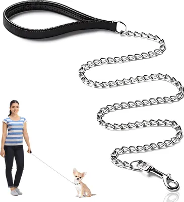 Hundeleine Metall Hundekette Stark Ketten Leine Hund
