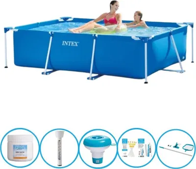 Obrázek produktu pro Obdélníkový rám bazénu Intex 220x150x60 cm - Bazénová sada