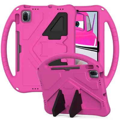 Obrázek produktu pro Dětské pouzdro pro Xiaomi Pad 6 / Pad 6 Pro, EVA lehké nárazuvzdorné pouzdro s skládacím stojánkem a rukojetí Růžový