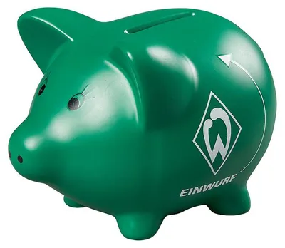 Produktbild von Werder Bremen Sparschwein Einwurf
