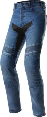 Image de Jean de moto Rebelhorn Eagle 4, coupe slim, bleu délavé, taille 30/34