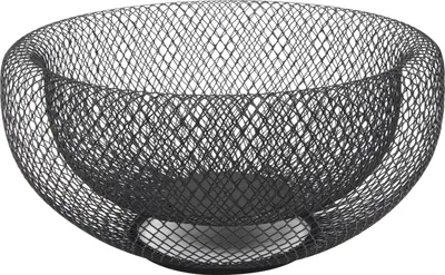 Produktbild von Easyline Obstkorb - Metall - schwarz - rund - 26 x 13 cm