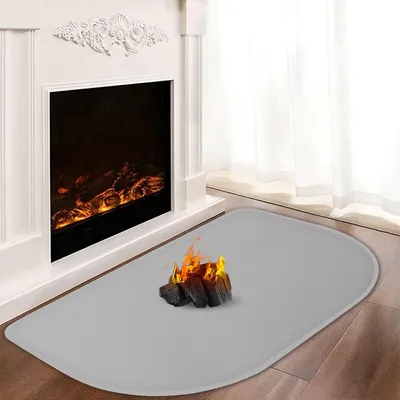 Obrázok produktu pre Ochranná mriežka na krb, 120 x 70 cm, sivá
