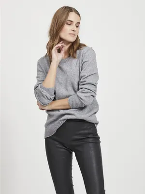 Produktbild von Dünner Rundhals Strickpullover VIRIL | XL